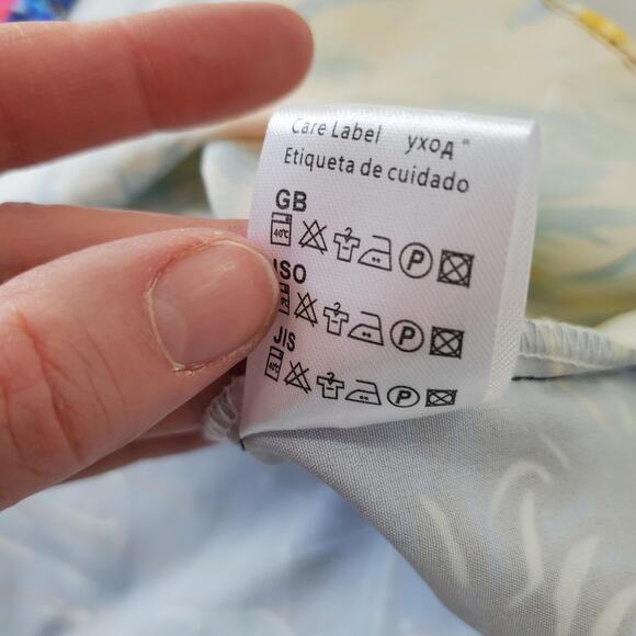 Hardaddy Shirt Mens Medium Starry Night Rooster Chicken Graphic Button Front - Picture 7 of 8